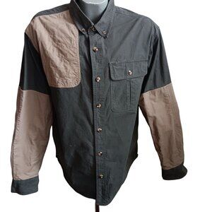 Cabela's Shirt Men's XL Long Sleeve Shooters Outdoors Padded Button Up RH
